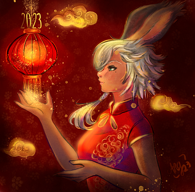 Festival Lunar digitalart fanart finalfantasy illustration