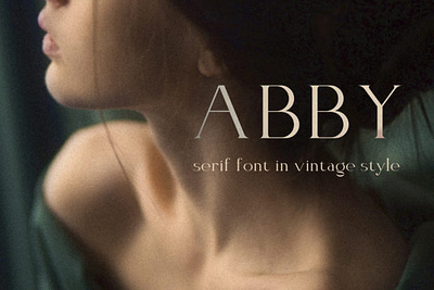 Elegant Font Abby Font abstract art classic design elegant letter letters logo modern serif style symbol typeface typo