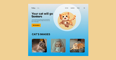 Pet care service web ui design by figma ui