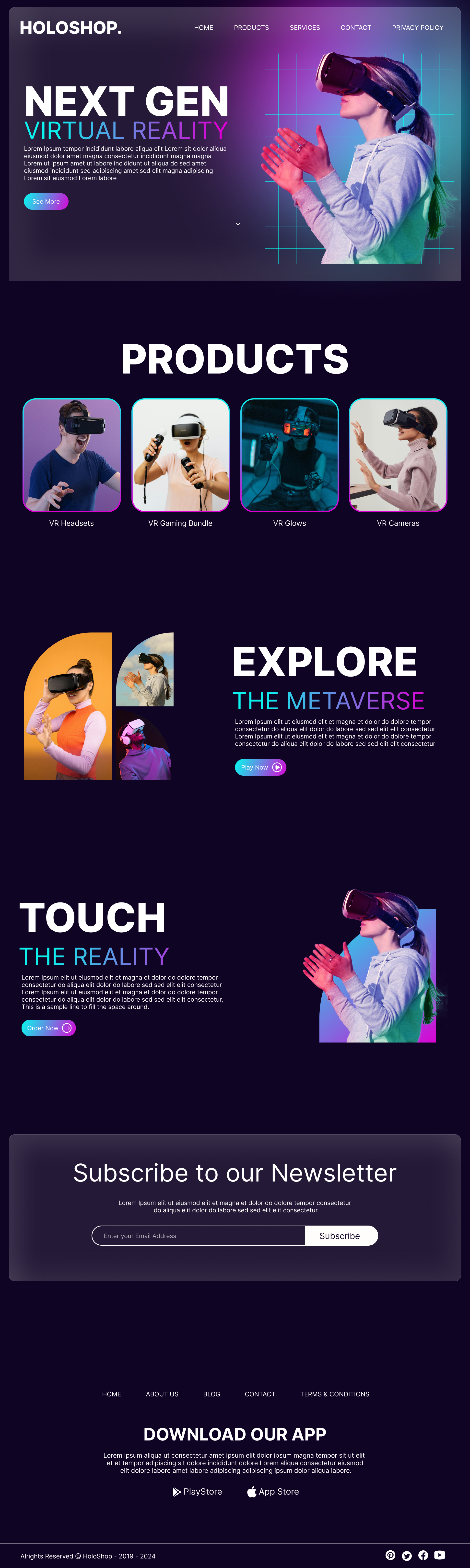 Example of Professional Website Design