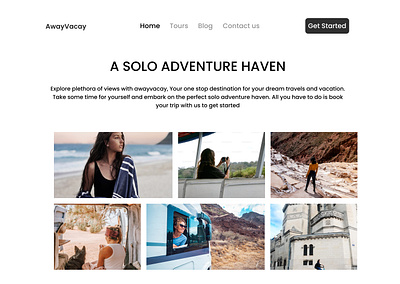 Trips & Travels adventures design solo trips tours travels ui uiux user interface ux website