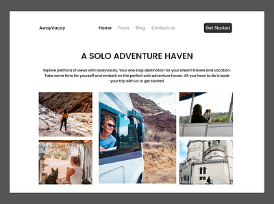 Trips & Travels adventures design solo trips tours travels ui uiux user interface ux website