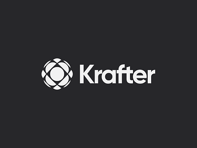 KRAFTER: Logo Design brand branding design industrial logo logo design manufacturer modernism