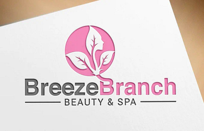 Beauty and SPA logo design 3d beauty logo branding design graphic design illustration logo spa logo typography ui ux vector