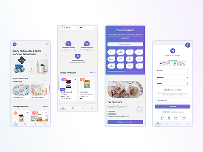 Pharmacy eCommerce Concept Mobile App