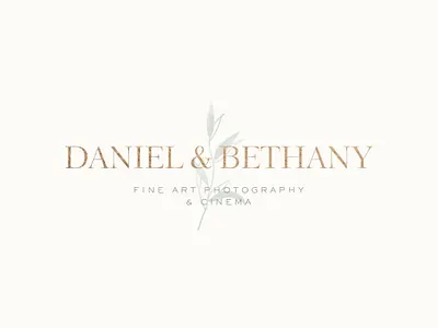 Daniel & Bethany brand branding icon logo logotype name photography wedding