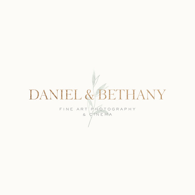 Daniel & Bethany brand branding icon logo logotype name photography wedding