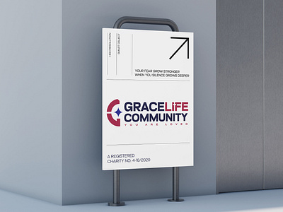 Grace Life Community - Logo Design brand design branding church churchdesign coimbatore design designer grace illustration jesus logo logodesign madansingh minimal