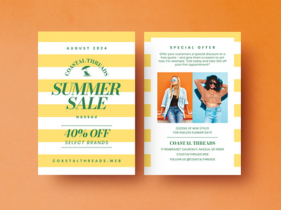 Summer Sale Poster marketing poster retail sale summer