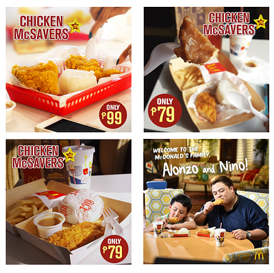 Mcdonald's Philippines Socmed Tiles app branding design graphic design illustration logo social media typography ui ux vector