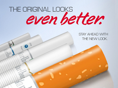 Marlboro 3D Rendering Cig Sticks