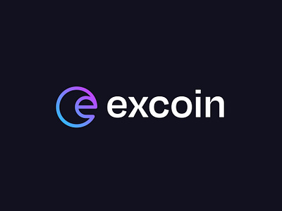 Excoin - Cryptocurrency Exchange Logo Concept brandidentity branding creative cryptocurrency cryptoexchange designinspiration digitaldesign dribbble futuristic graphic design logo minimalistdesign modernlogo typography