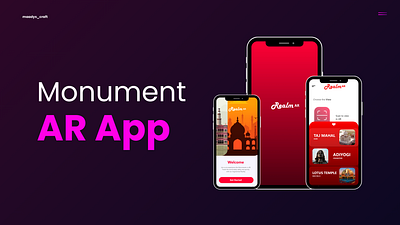 Realm AR - Monument App 3d ar augmented reality design monument unity ux virtual reality