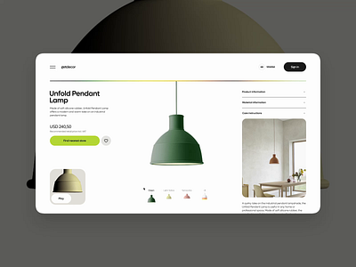 Getdecor store design ecommerce ecommerce ui inspiration online store shopify store store ui ui ui design ux ux design web web store wix