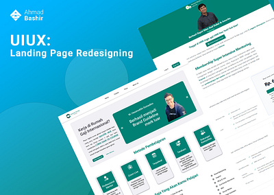 Online Course Landing Page Redesign design landing page landingpage design online course ui website