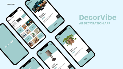 DecorVibe - Decoration AR App ar augmented reality decoration design home decor unity ux virtual reality