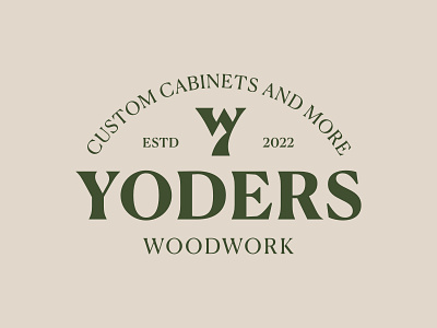 Y / W Monogram | Yoders Woodwork abcdefghijk lmnopqrstuvwxyz logo monogram usa woodwork