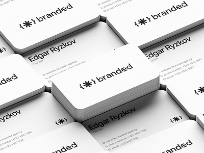 Branded - Branding, Business Card banners brand identity brandbook branding design graphic design logo marketing packaging tech ui ux visual identity web site