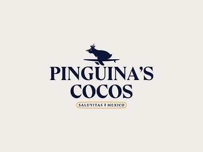 Pinguina's Cocos Logo brand logo mark penguin