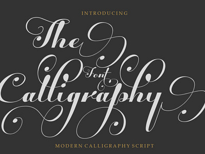 The Calligraphy Font calligraphy fonts card fonts celebration fonts elegant elegant fonts event fonts girly fonts logo fonts script fonts wedding fonts