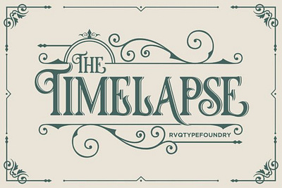 Timelapse Font classic history logo logo type old retro typography vintage web web font