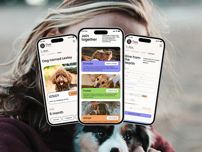 Pet shelter multipage redesign website branding graphic design logo multipage pet pet shelter redesign typography ui user experience ux uxui webdesign website website redesign