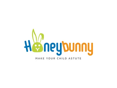 Honey Bunny logo design branding logo vintage style