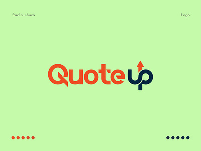 Quoteup branding design graphic design illustration logo quoteup vector