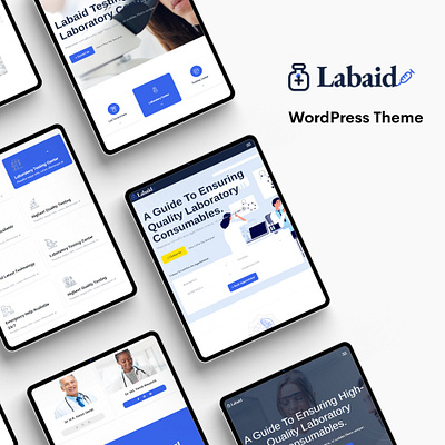 Labaid - Laboratory & Science Research WordPress Theme elementor page builder graphic design innovation laboratory medical research modern design professional theme research center research groups research institutions responsive design science research scientific community scientific institution technology web design web development webdesign wordpress wordpress theme