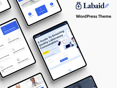 Labaid - Laboratory & Science Research WordPress Theme elementor page builder graphic design innovation laboratory medical research modern design professional theme research center research groups research institutions responsive design science research scientific community scientific institution technology web design web development webdesign wordpress wordpress theme