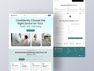 Doctor Portal and API Integration UI/UX Design animation graphic design health tech ui ui