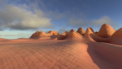 Fantasy 3D terrain 3d alien cartoon desert fantasy game land landscape stylized terrain