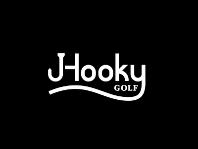 Hooky Golf branding clothing design golf hat logo