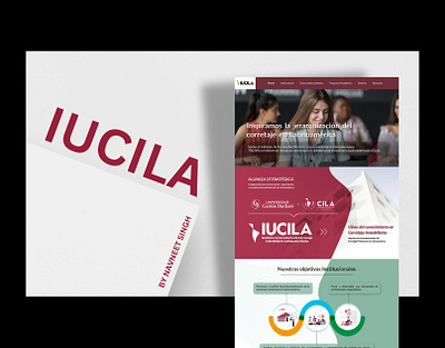 "IUCILA" A Spanish University Landing Page 3d feeepik figma landing page ui uidesign uiux user interface ux