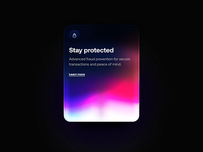 Wave Glowing Gradient Effect Card design features section glow light glowing gradient hover typography ui ux website card