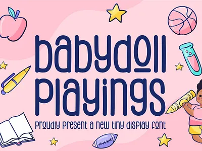 Babydoll Playings Font relaxed