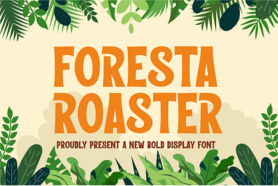 Foresta Roaster Font campfire