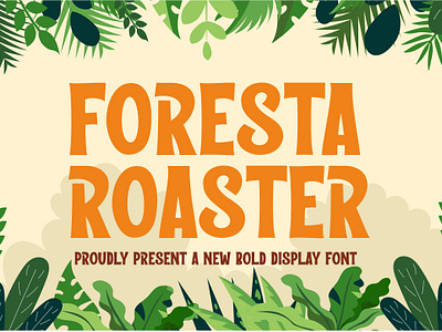 Foresta Roaster Font campfire