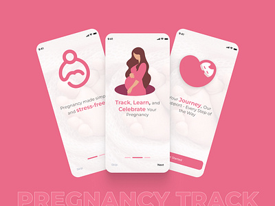 Welcome to Your Pregnancy Journey! app graphics pregnancy splashscreen ui design