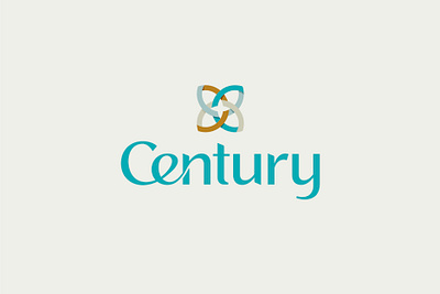 Century Logo Design approachable colorful creative custom type feminine floral friendly health healthcare logo logotype medical design monogram pastel pretty trending logo type design typography ui vector