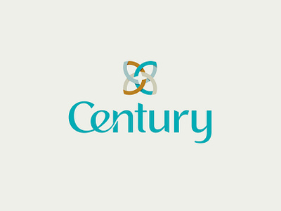 Century Logo Design approachable colorful creative custom type feminine floral friendly health healthcare logo logotype medical design monogram pastel pretty trending logo type design typography ui vector