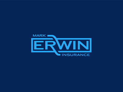 Insurance Company Logo Design blocky blue brand identity branding color inspiration concept creative custom letterforms design insurance logo logo design logo inspiration simple trending logos type design typography vector