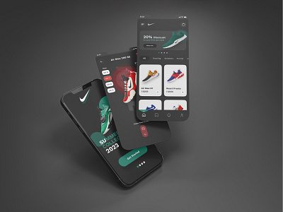 Nike App Redesign app graphics nike app ui visual design