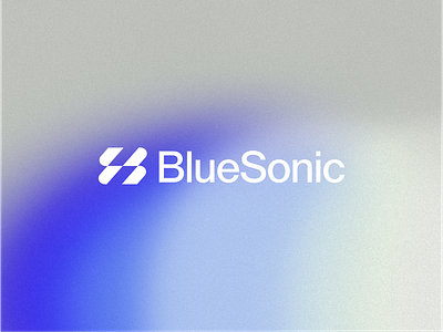 BlueSonic Logo Design geometric logo innovative logo lettermark b minimalist logo saas logo speed logo tech logo