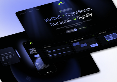 Branding Agency - Website Design agency design saas ui webdesign website