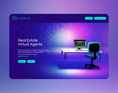 Virtual Agent Branding branding digital marketing graphic design landing page design logo design social media design uiux web design