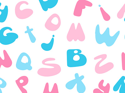 Oddlers - Alphabet Pattern branding graphic design logo