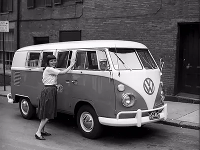 Back in time VW animation