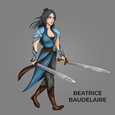 Beatrice Baudelaire character design character design design graphic design illustration vector