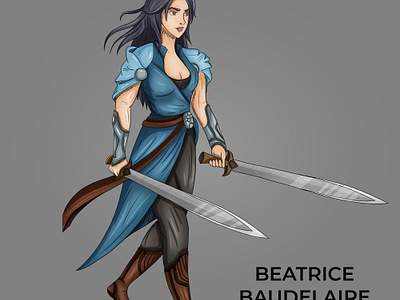 Beatrice Baudelaire character design character design design graphic design illustration vector